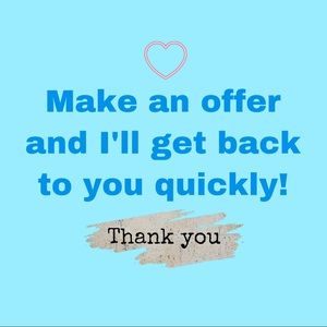 Make me an offer! 😄